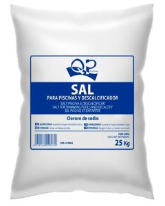 Sal QP para piscinas en sacos de 25 KG