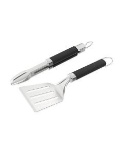 Juego de 2 utensilios compactos para barbacoa