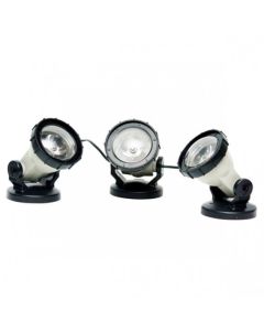 Set of 3 high power LED pond lights Heissner