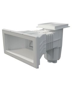 Skimmer mouth extension square cover square pool liner and prefabricated pool AstralPool-White