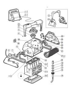 Hayward Tiger Shark pool cleaner parts
