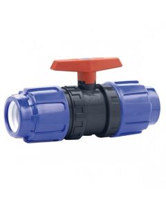 Cepex PVC ball valve with PE x PE connection