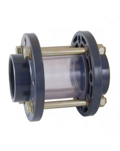 Cepex PVC glued liquid sight glass