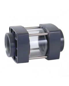 Cepex threaded PVC liquid sight glass