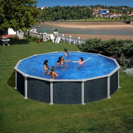 Gre Round Rattan Demountable Swimming Pool | Piscinas Ferromar
